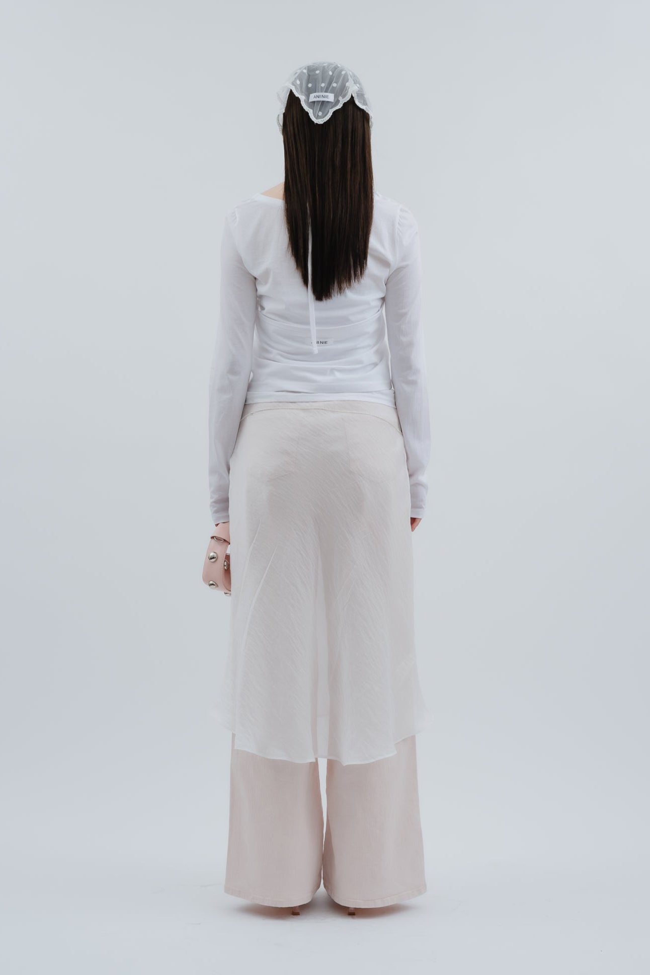 sheer layered  skirt