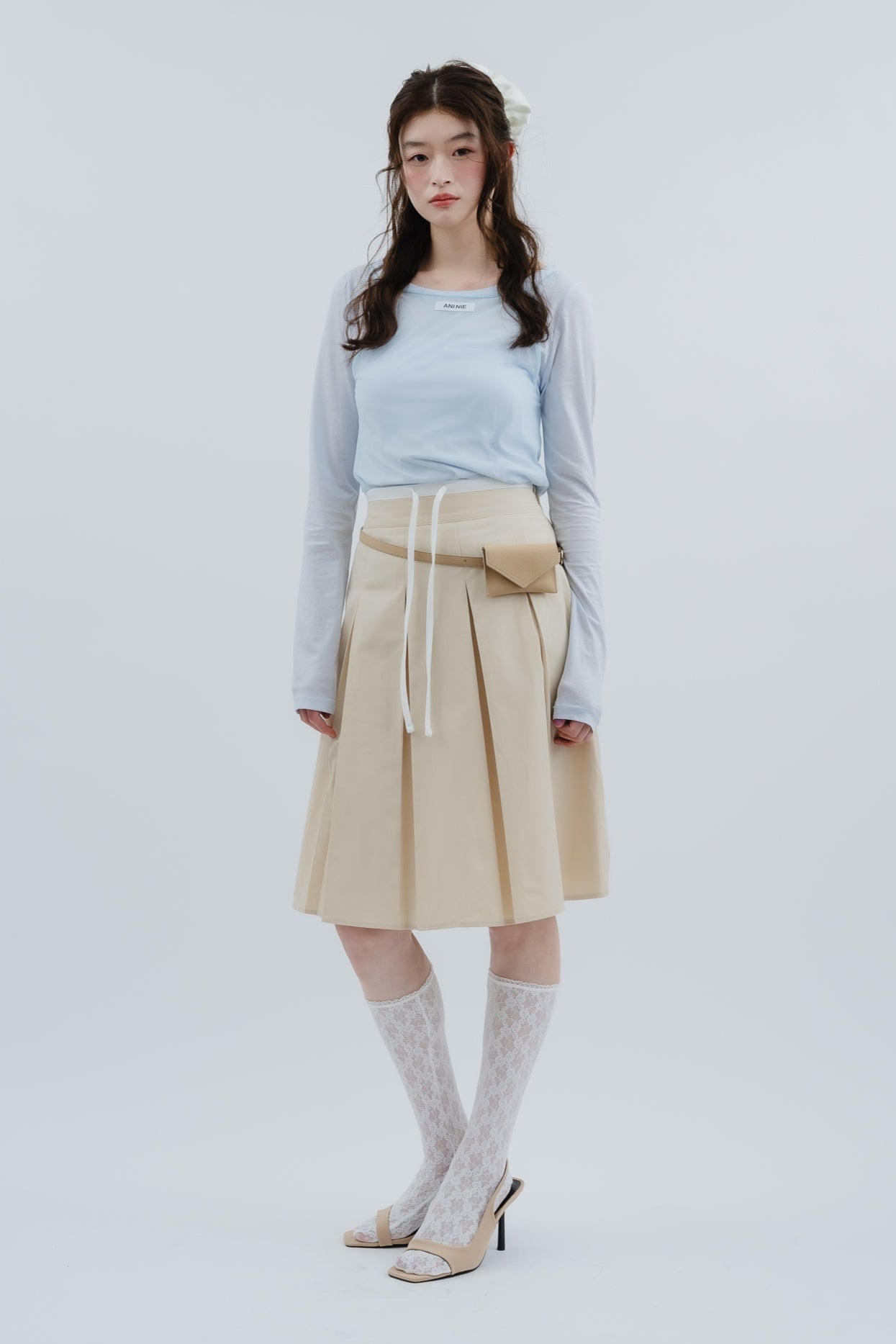 sheer layered  camisole