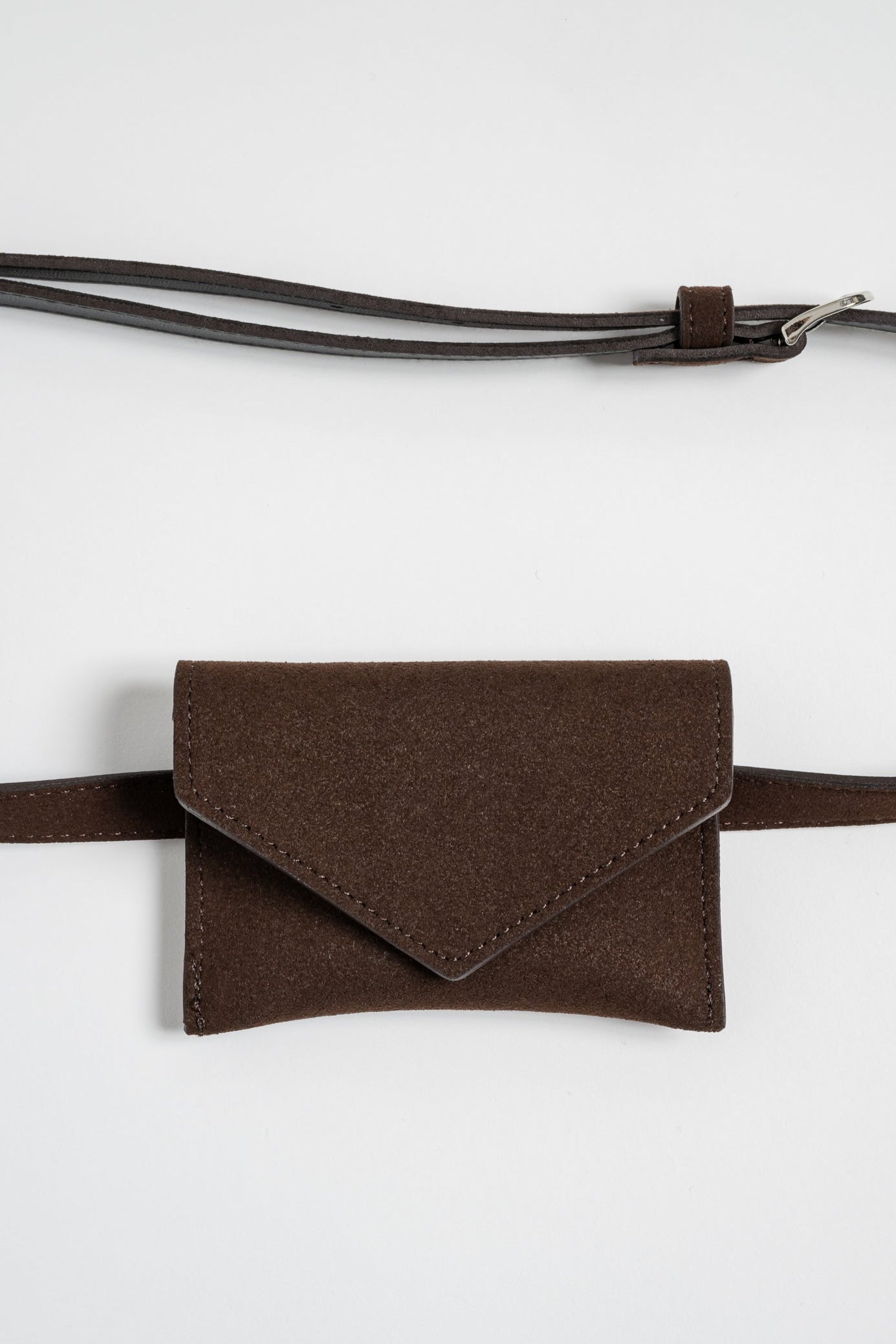suede mini pouch