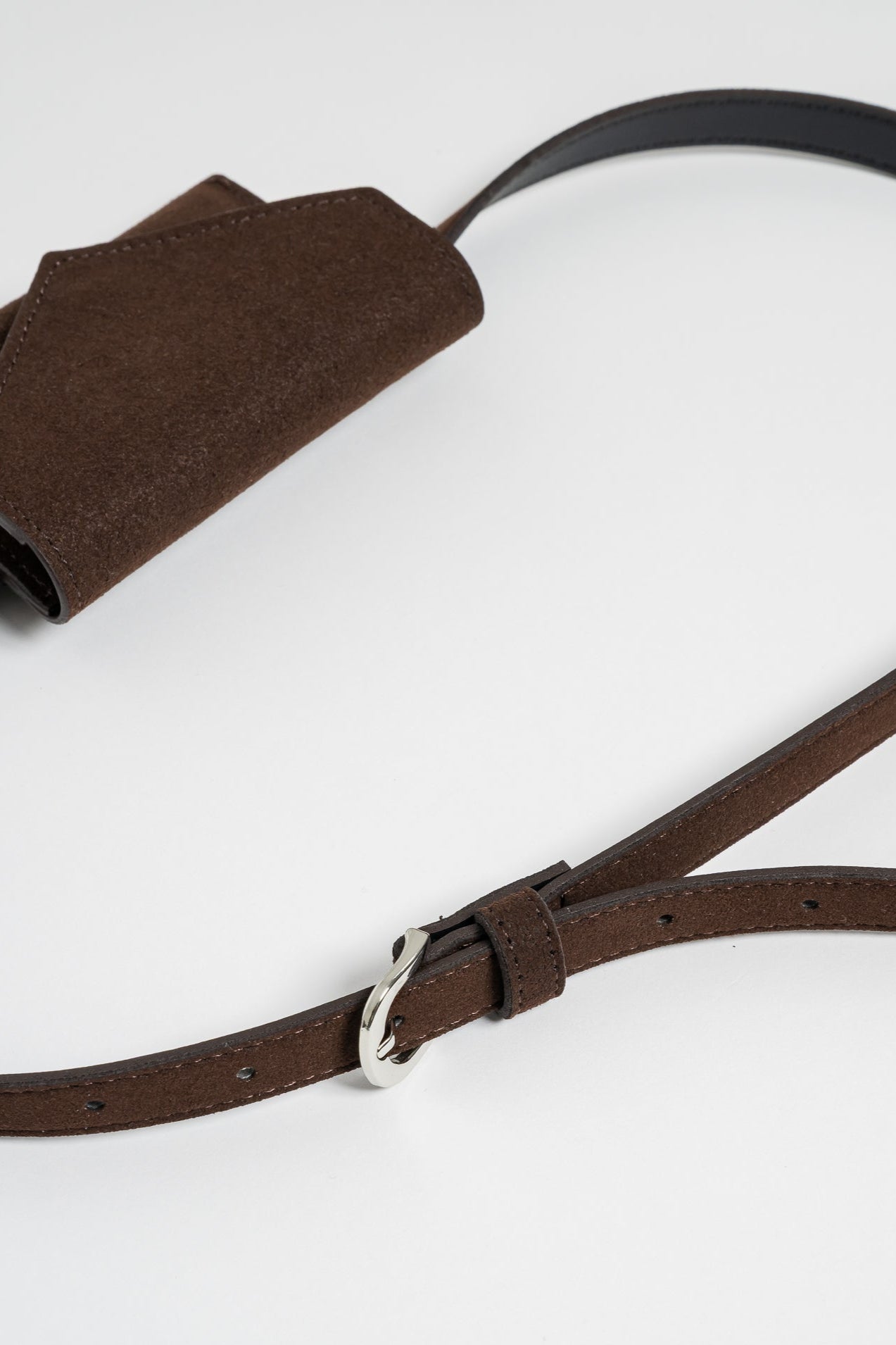 suede mini pouch