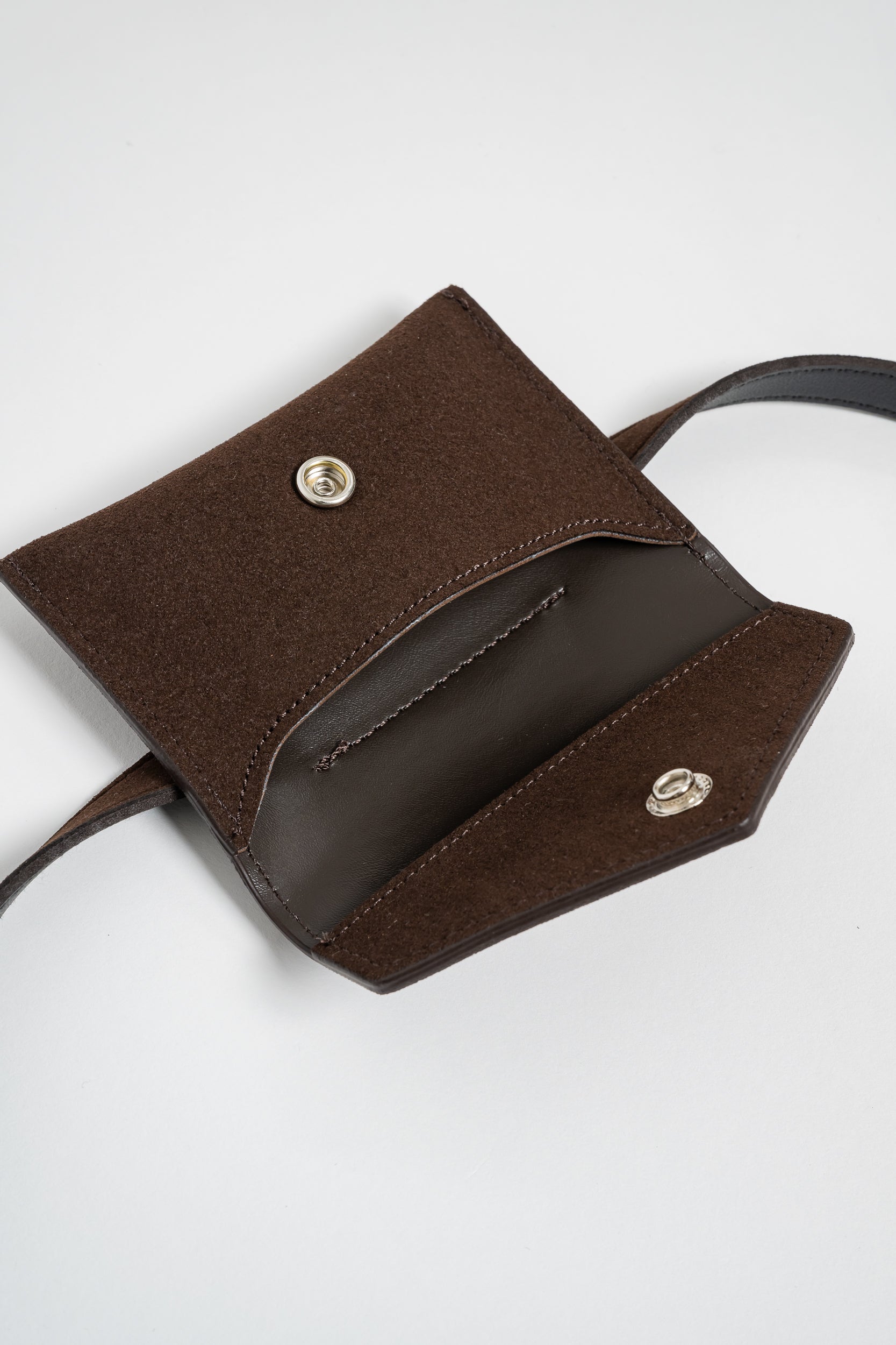 suede mini pouch
